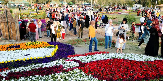 مشاركة سورية مميزة في مهرجان بغداد الدولي للزهور