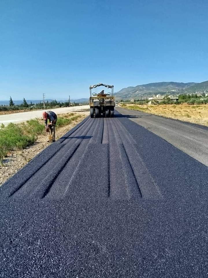 اطلاق تعبيد عقدة مصياف الطرقية